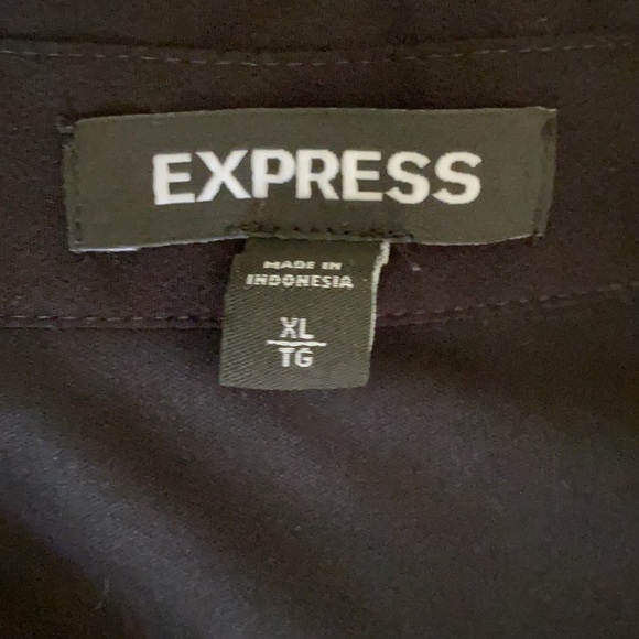 NWOT Express navy sleeveless dress - Picture 3 of 3